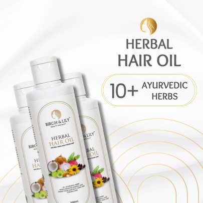 Birch And Lily Herbal Hair Oil (200ml) Hair Oils