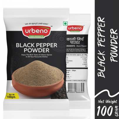 Urbeno Black Pepper Powder (100gm)  Masala