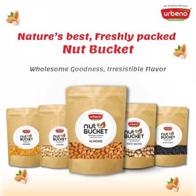 Urbeno Nut Bucket Almond (200gm) Dry Fruits
